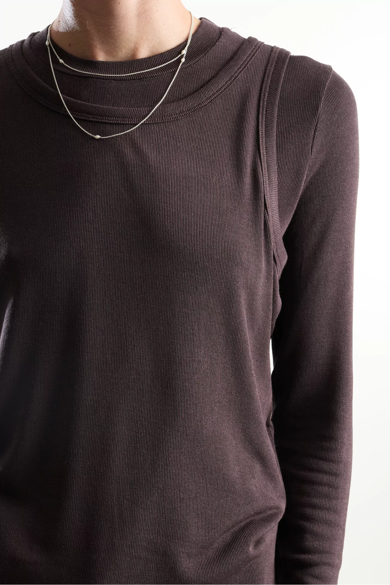 Ensemble Deux Tops Viscose Porto Set – Brown | Centre Commercial