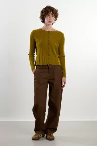 Cardigan Laine Cachemire Bosco – Pistachio | Centre Commercial