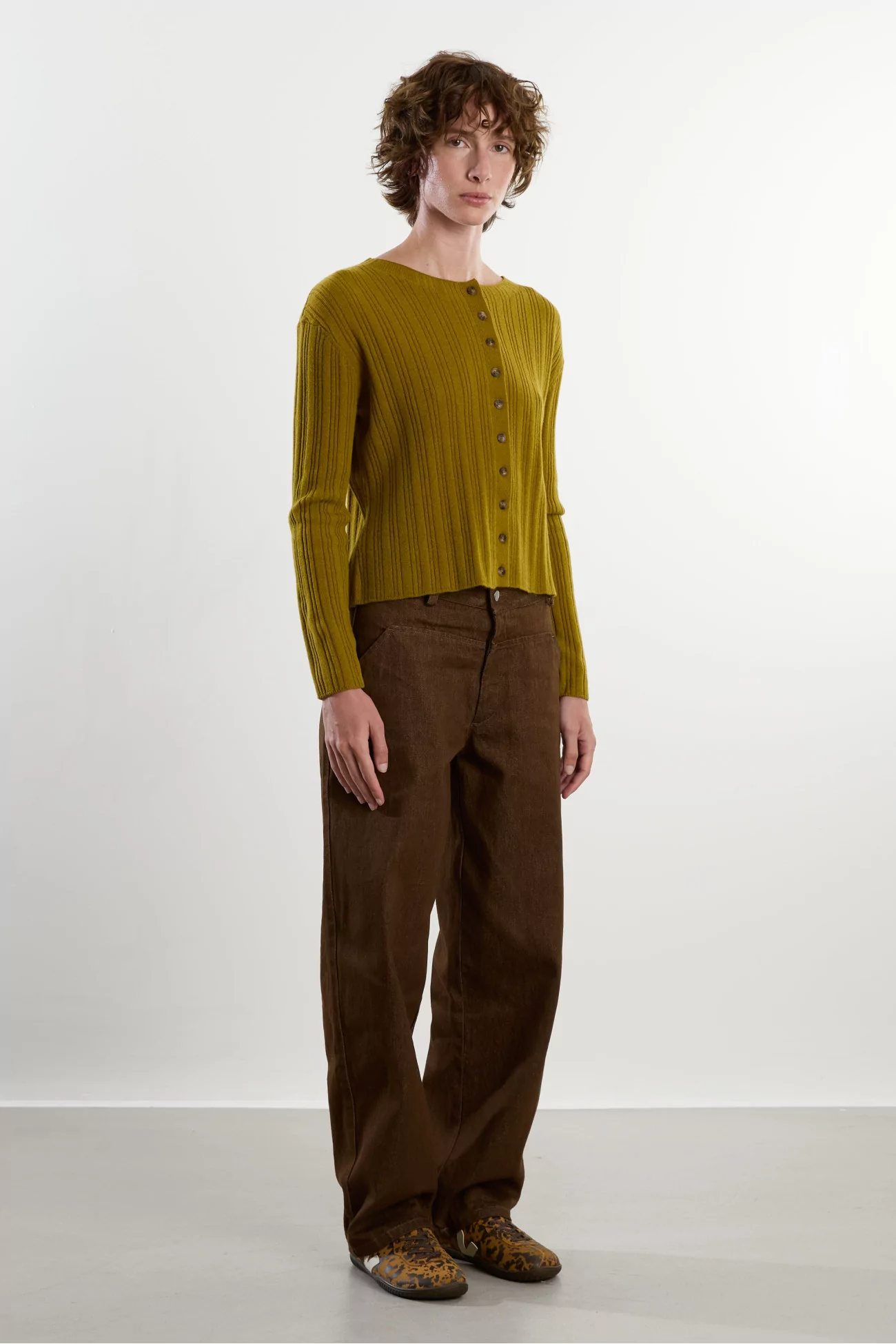 Cardigan Laine Cachemire Bosco – Pistachio | Centre Commercial