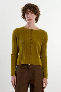 Wool Cashmere Bosco Cardigan – Pistachio | Centre Commercial