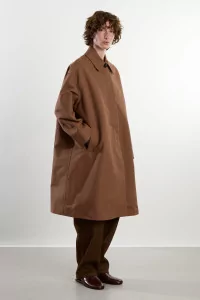 Oversized Cotton Rona Trench – Brown | Centre Commercial