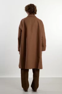Oversized Cotton Rona Trench – Brown | Centre Commercial