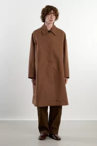 Oversized Cotton Rona Trench – Brown | Centre Commercial