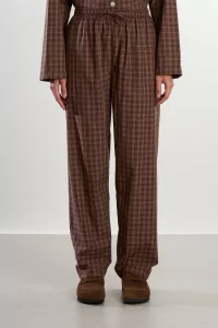 Organic Cotton Twill Pants GOTS – Serra Checks | Centre Commercial