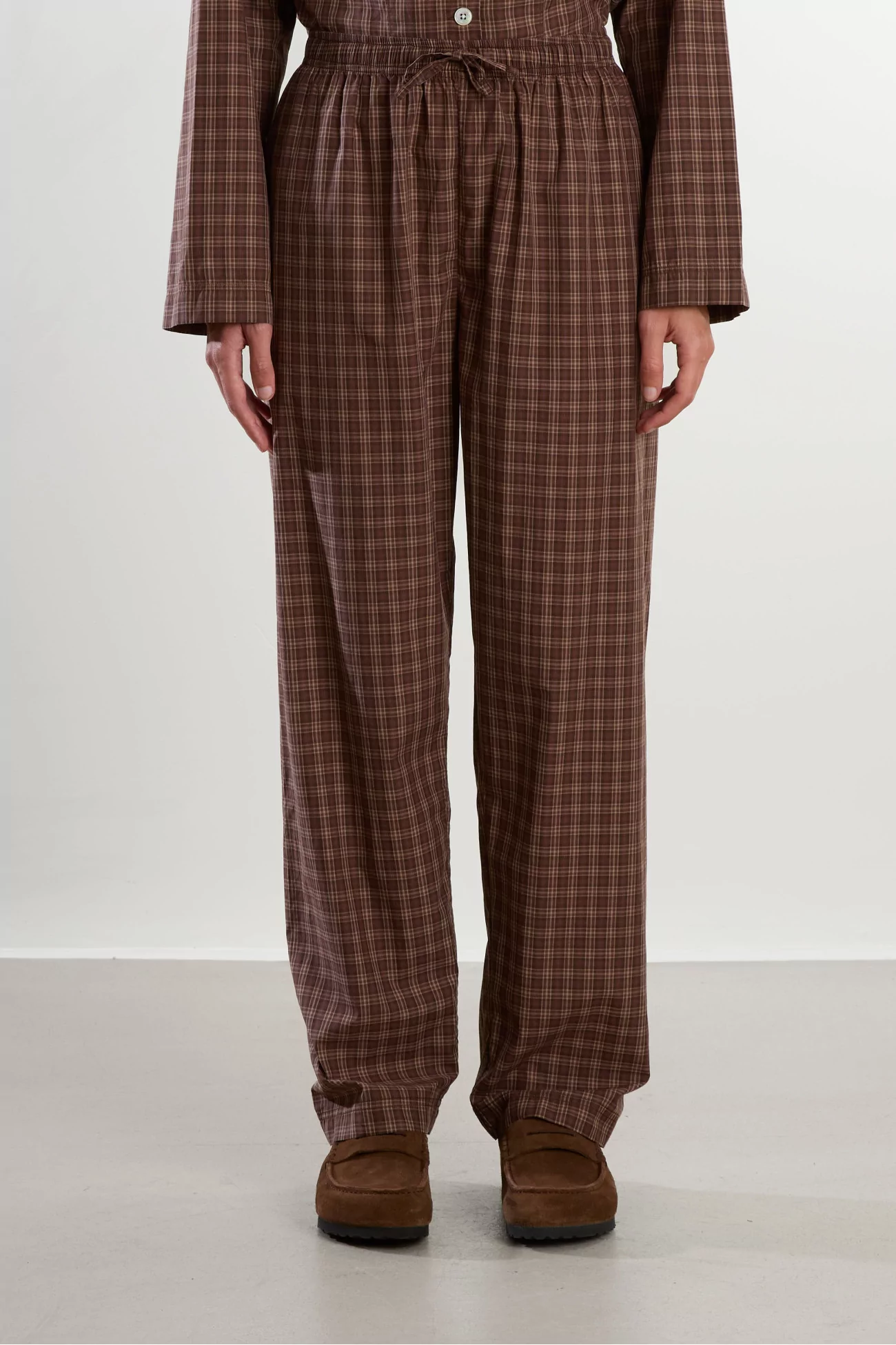 Organic Cotton Twill Pants GOTS – Serra Checks | Centre Commercial