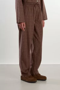 Pantalon Twill Coton Bio GOTS – Serra Checks | Centre Commercial