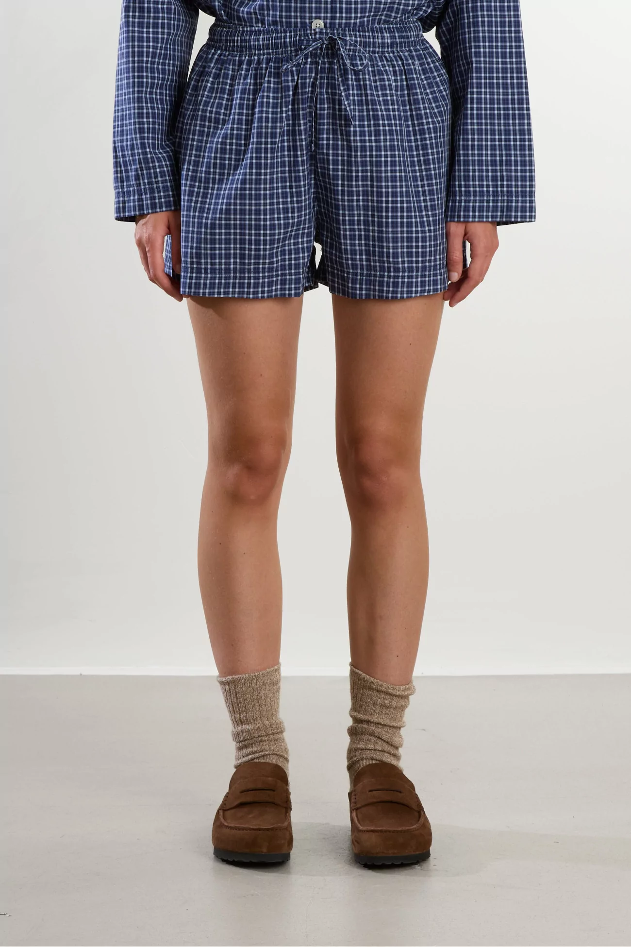 Short Twill Coton Bio GOTS – Lanegan Checks | Centre Commercial