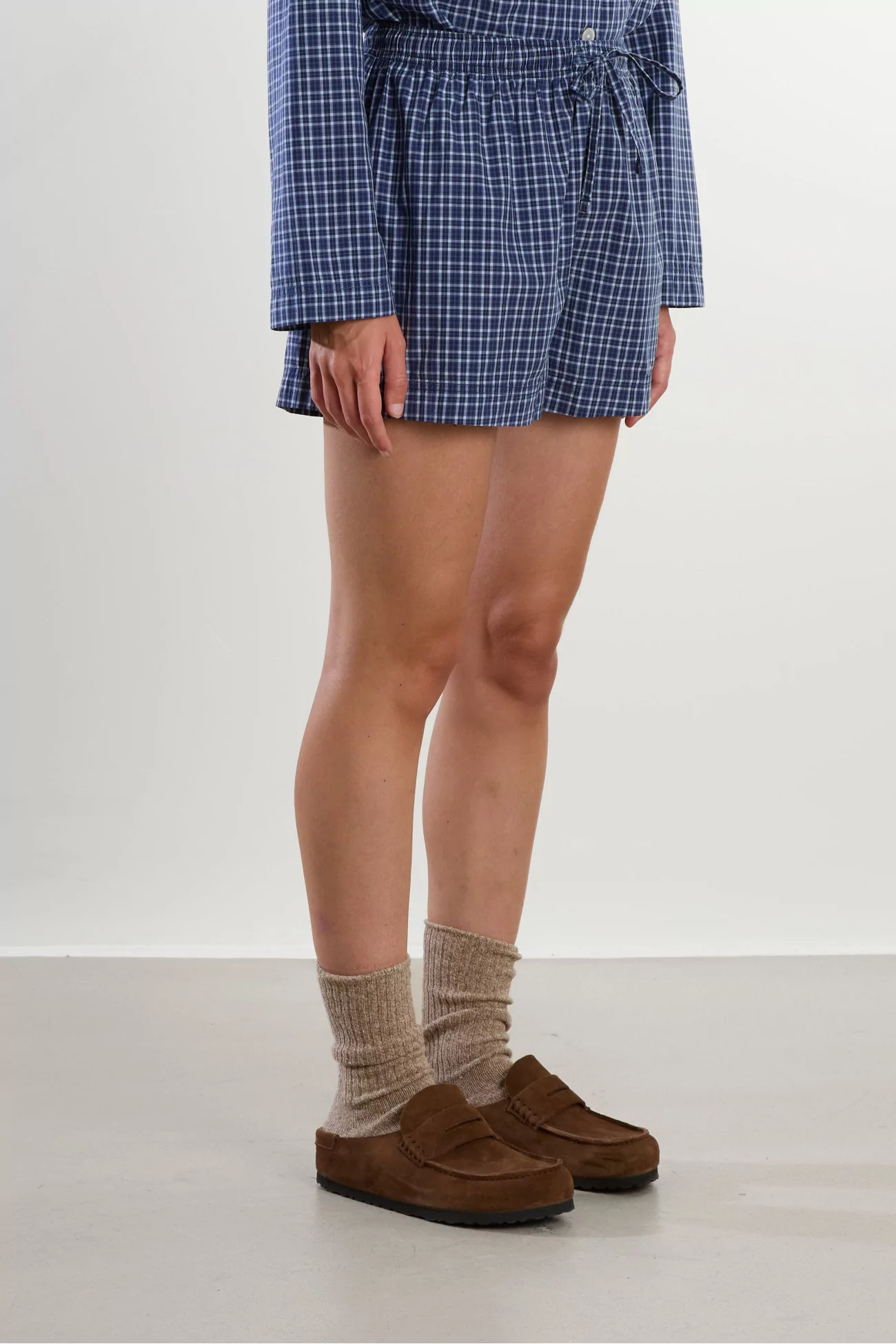 Organic Cotton Twill Shorts GOTS – Lanegan Checks | Centre Commercial