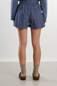 Organic Cotton Twill Shorts GOTS – Lanegan Checks | Centre Commercial