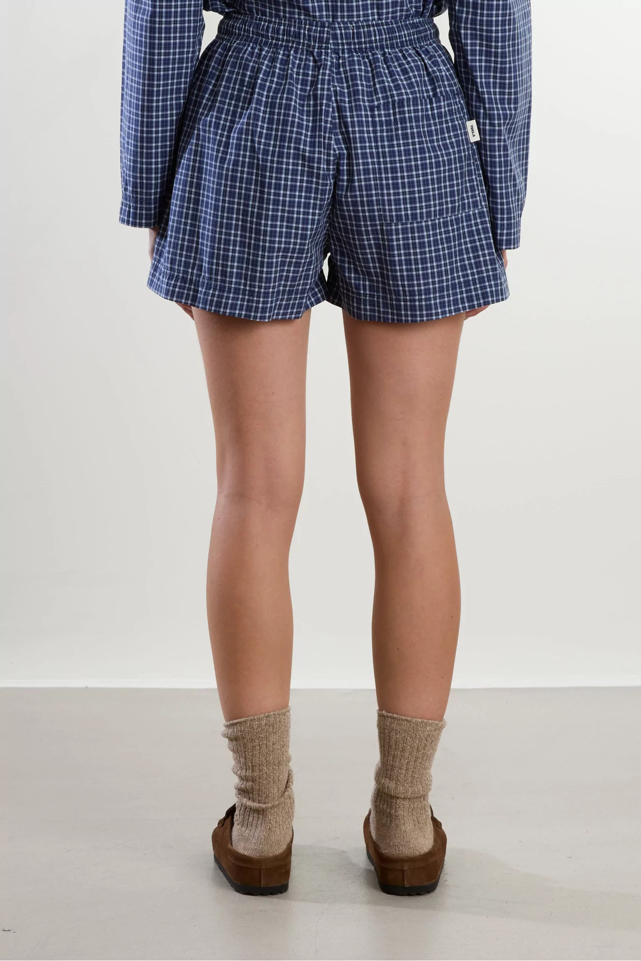 Short Twill Coton Bio GOTS – Lanegan Checks | Centre Commercial