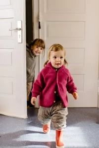 Engel Wool Baby Jacket – Jaspis Melange | Centre Commercial
