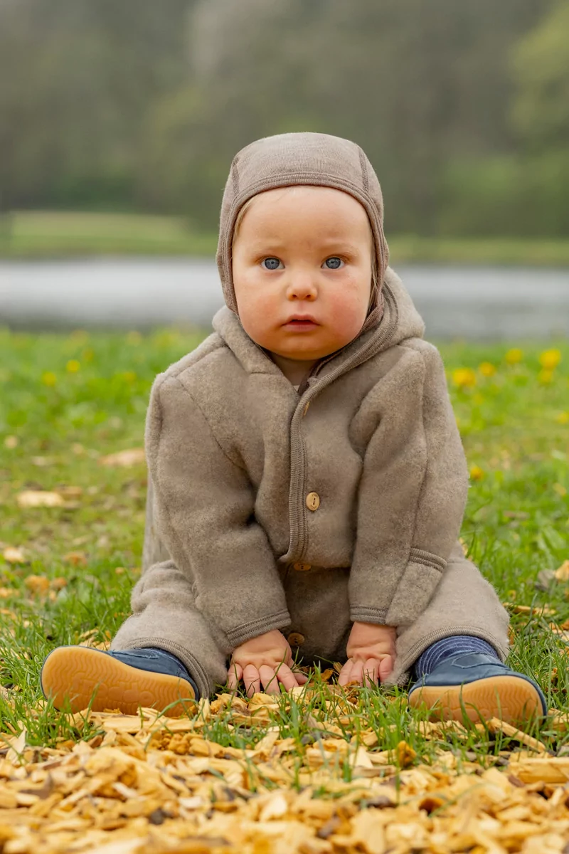 Bonnet Laine Mérinos Bébé Engel – Noix Chiné | Centre Commercial