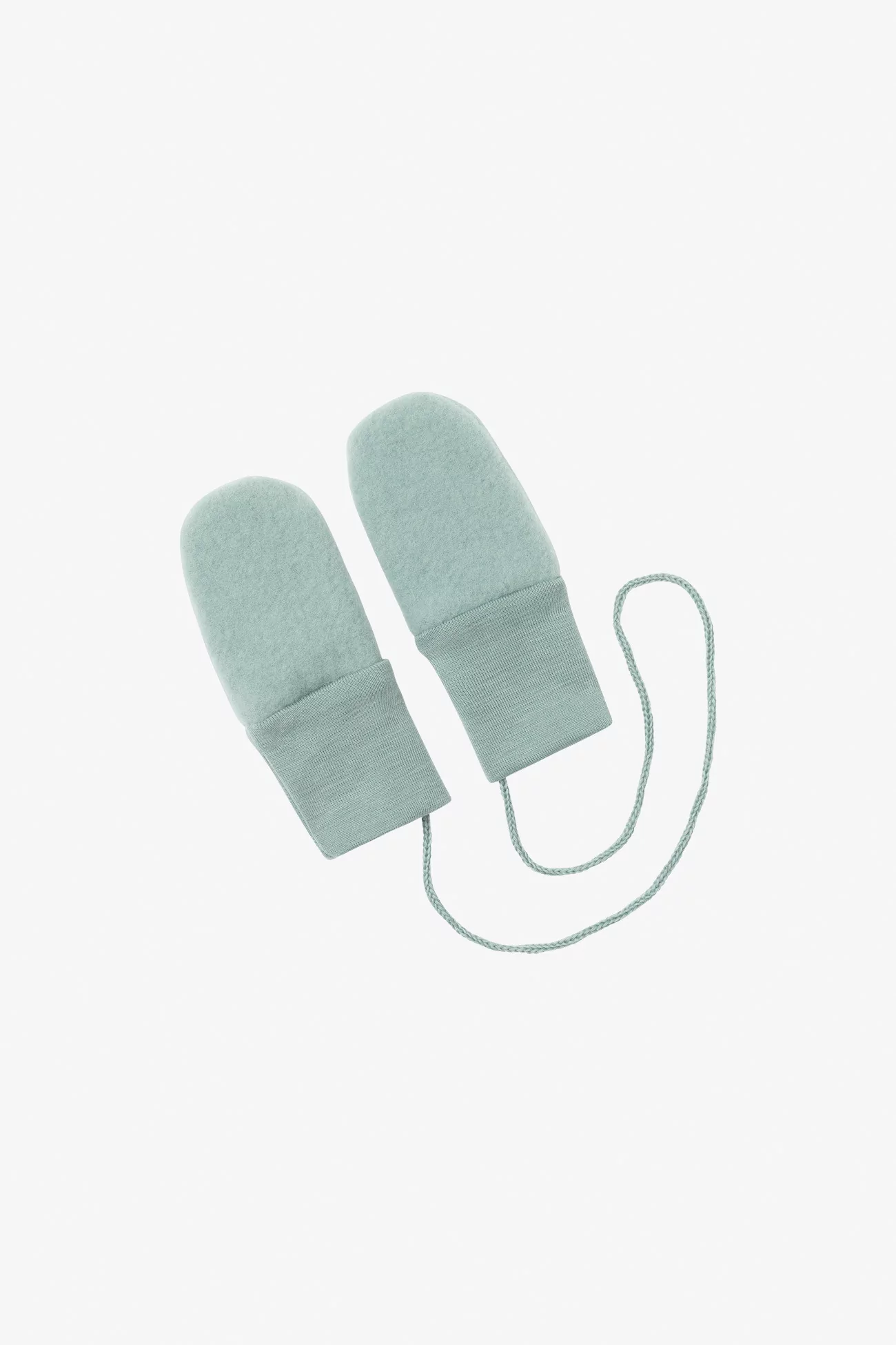 Engel Merino Wool Baby Mittens – Bergblau Melange | Centre Commercial