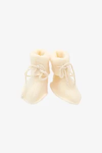 Engel Wool Baby Booties – Ecru | Centre Commercial
