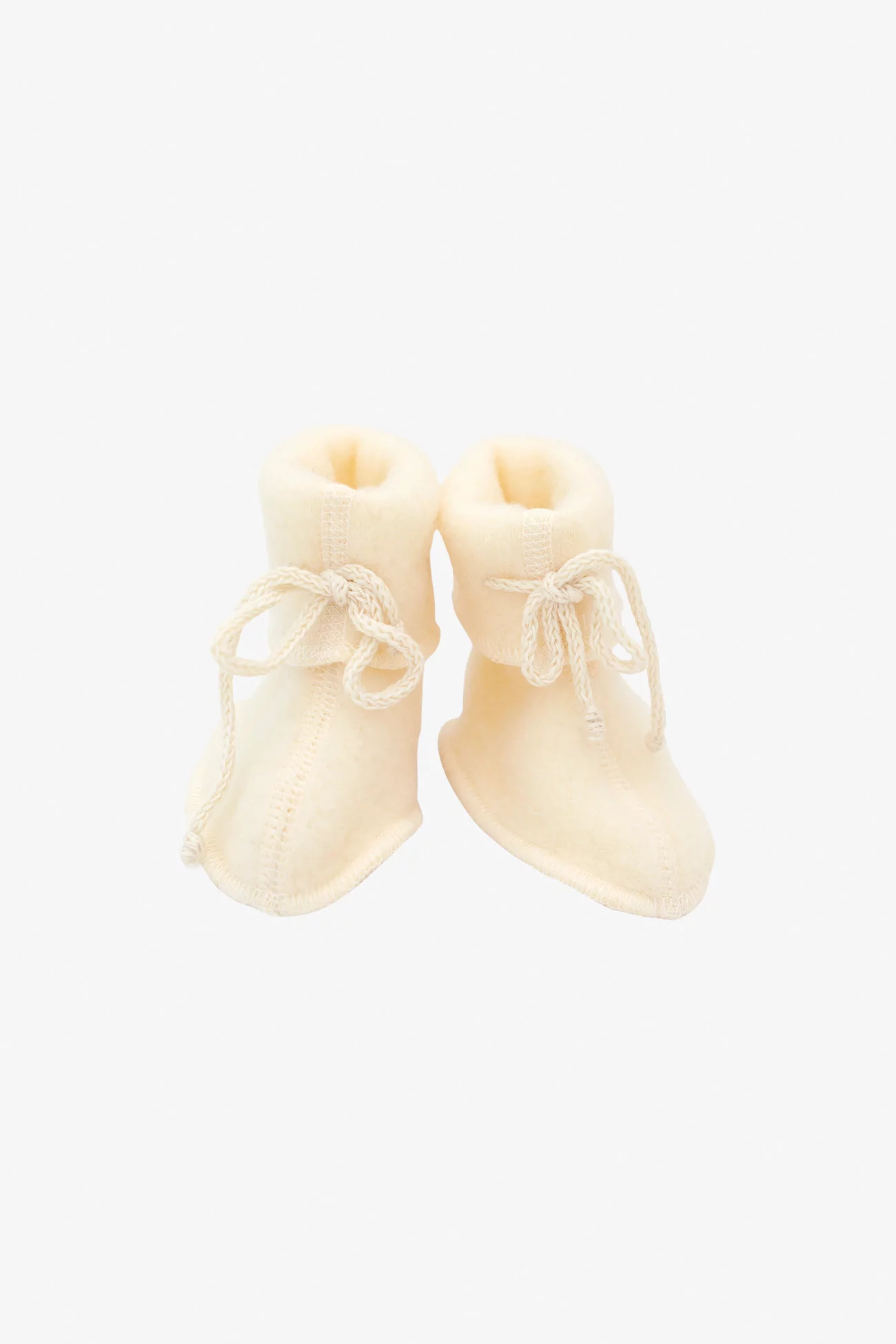 Engel Wool Baby Booties – Ecru | Centre Commercial