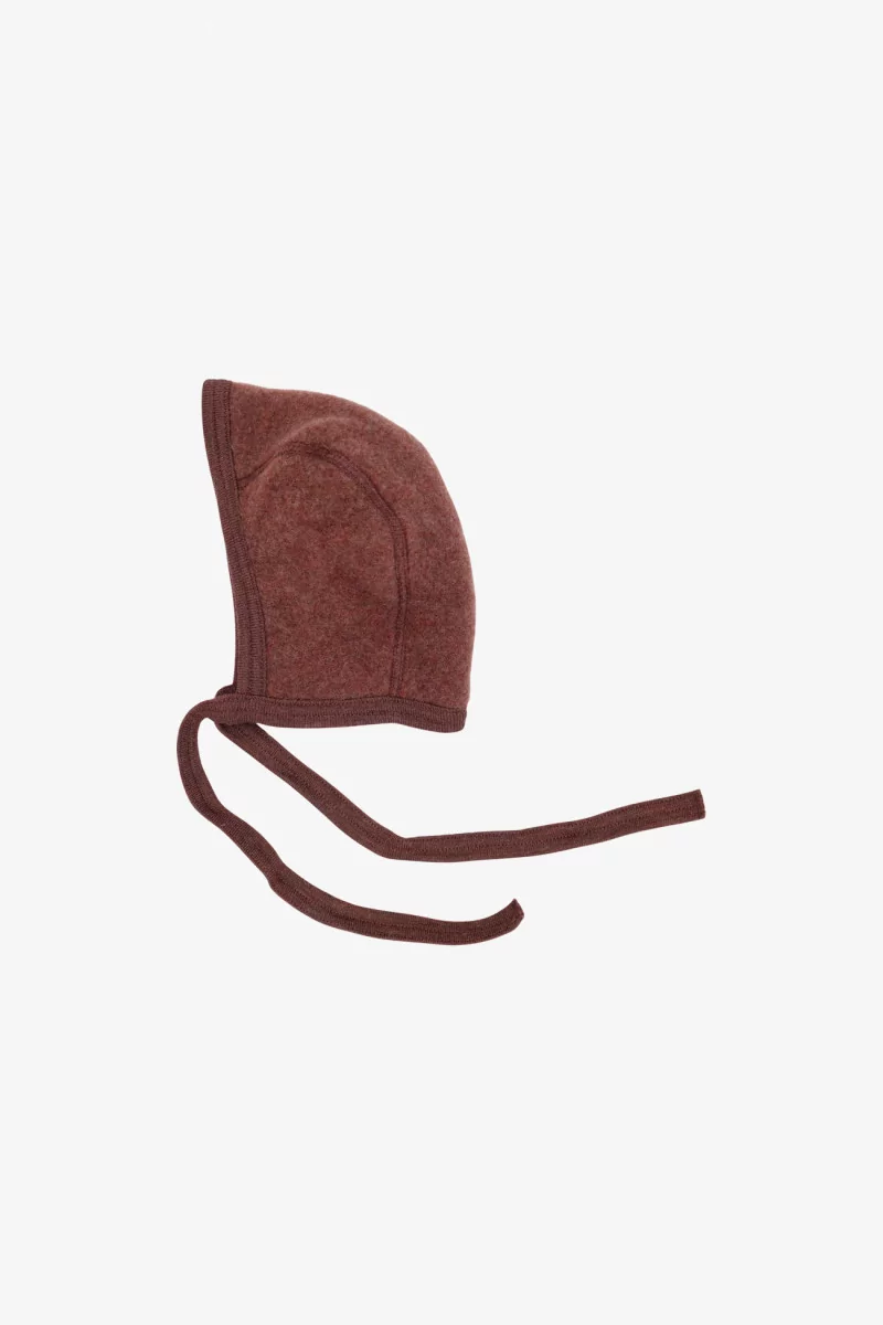 Engel Merino Wool Baby Bonnet – Zimt Melange | Centre Commercial