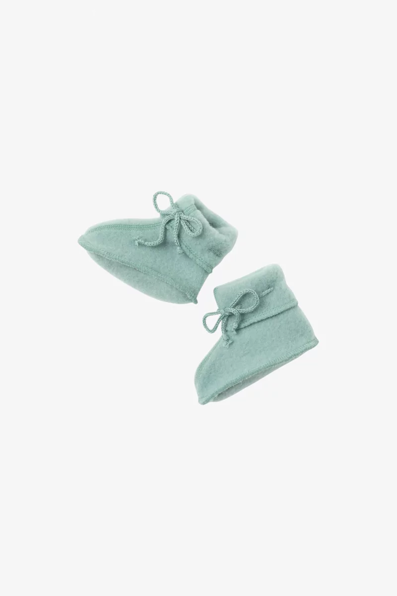 Botillons Laine Bébé Engel – Bergblau Mélange | Centre Commercial