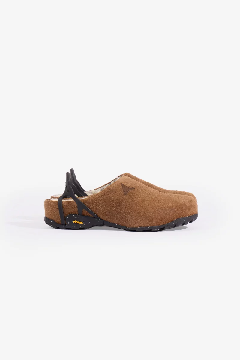 Mule Fedaia Cuir Suédé ROA – Dark Sand | Centre Commercial