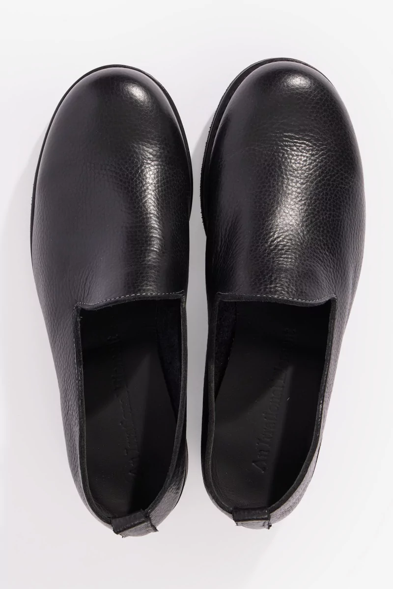 Chaussure Perlman Cuir Grainé An Irrational Element – Black | Centre Commercial