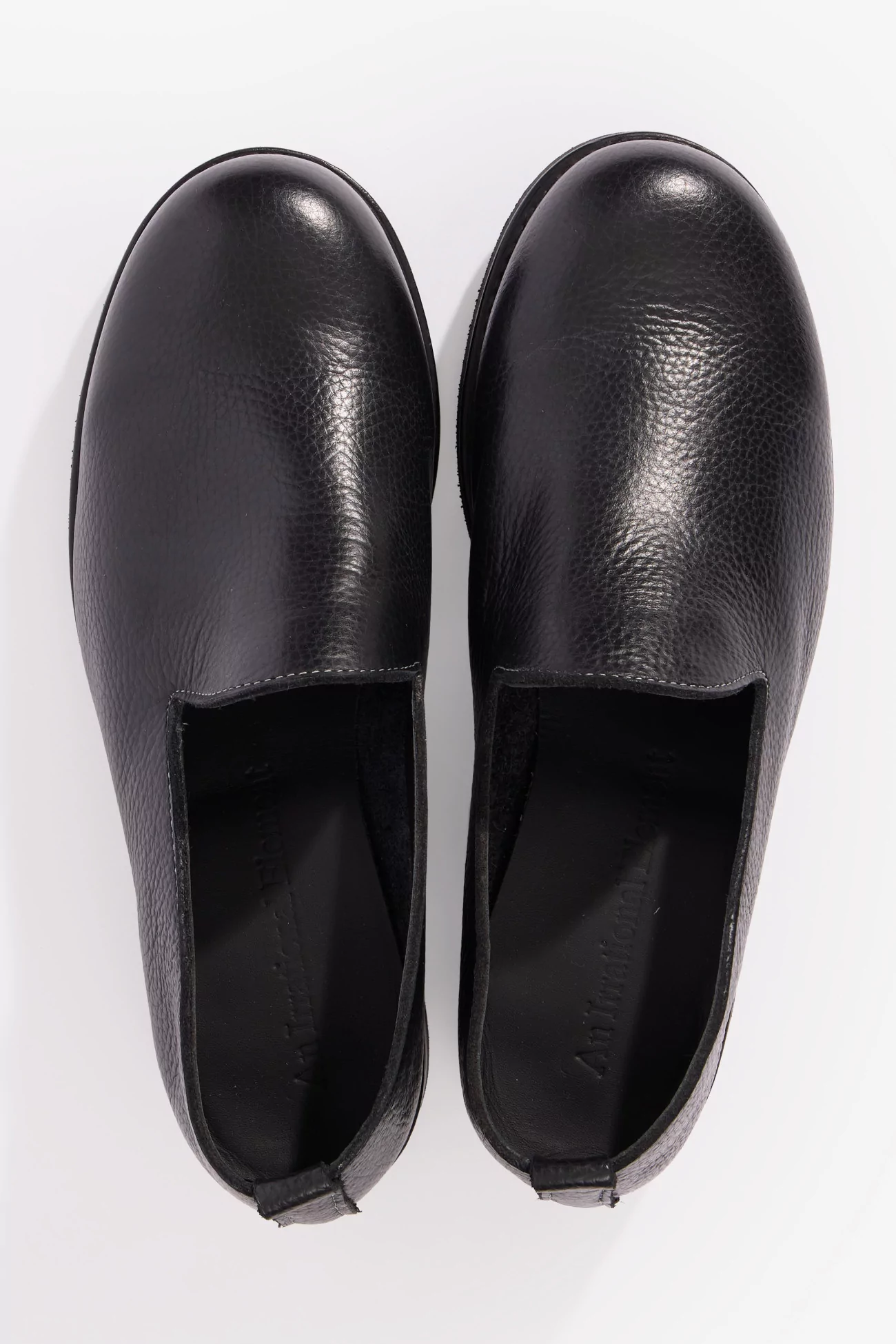 Chaussure Perlman Cuir Grainé An Irrational Element – Black | Centre Commercial