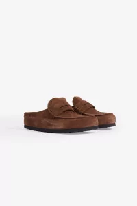 Chaussure Naples Wrapped Cuir Velours Birkenstock – Carafe | Centre Commercial