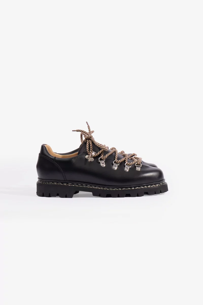 Clusaz Leather Derby Paraboot – Noir Lis Noir | Centre Commercial