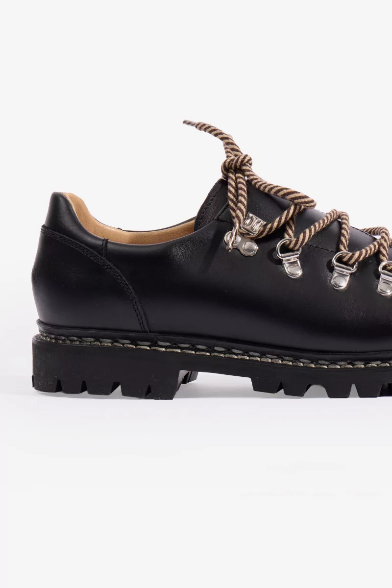 Clusaz Leather Derby Paraboot – Noir Lis Noir | Centre Commercial