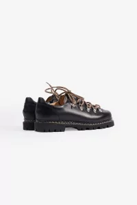 Clusaz Leather Derby Paraboot – Noir Lis Noir | Centre Commercial