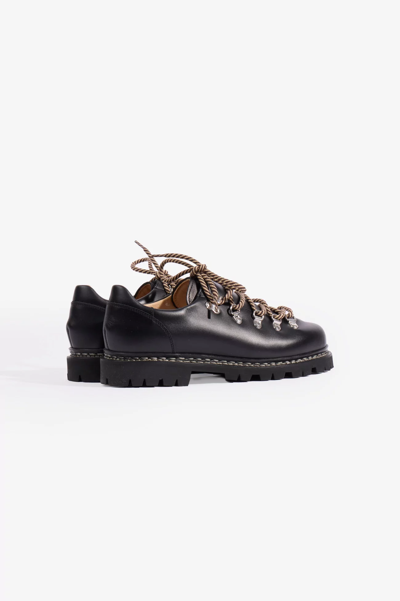 Clusaz Leather Derby Paraboot – Noir Lis Noir | Centre Commercial