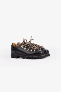 Clusaz Leather Derby Paraboot – Noir Lis Noir | Centre Commercial