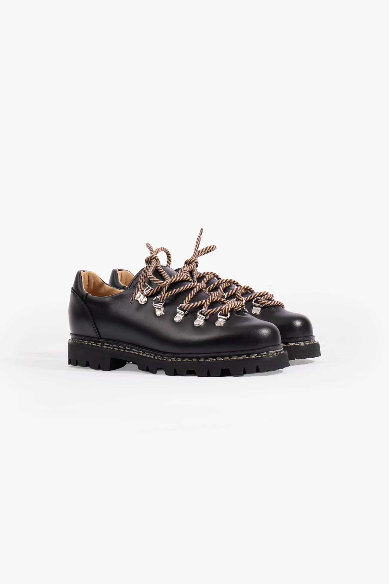 Derby Clusaz Cuir Paraboot – Noir Lis Noir | Centre Commercial