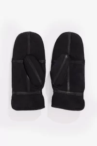 Moufles Shearling Peau Lainée An Irrational Element – Black | Centre Commercial