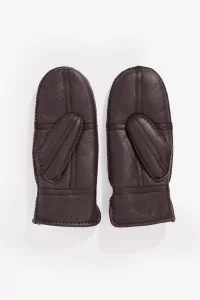 Shearling Leather Mittens An Irrational Element – Brown | Centre Commercial