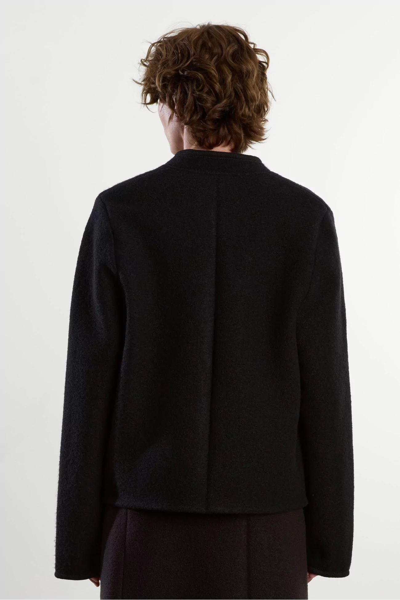 Veste Laine Feutrée Walker Mini – Black | Centre Commercial