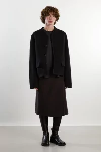 Veste Laine Feutrée Walker Mini – Black | Centre Commercial