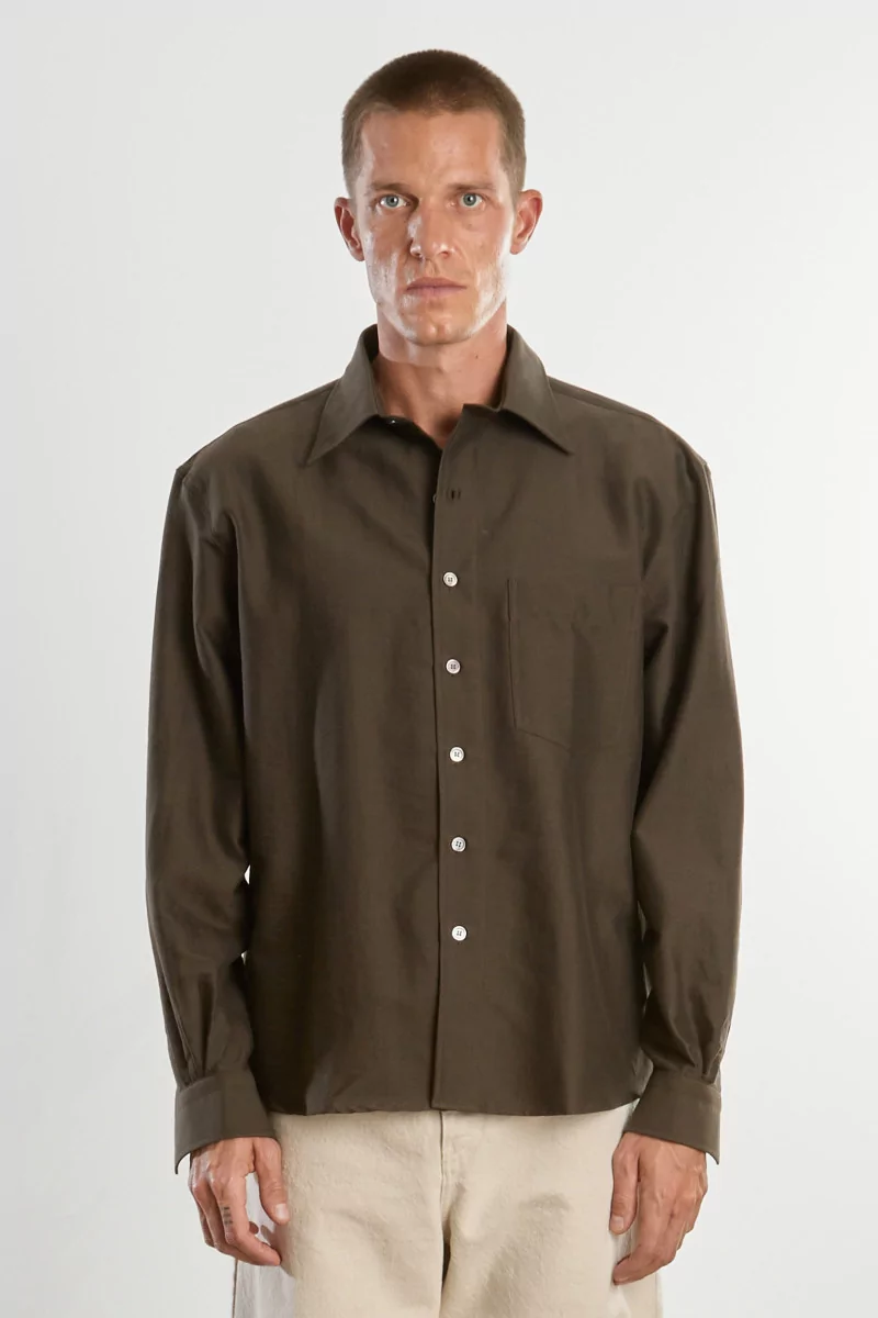 Men's Cotton Overshirt Sobrecamisa – Green | Centre Commercial