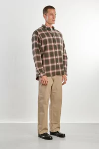 Men's Flannel Shirt Dad's Shirt – Green/Red | Centre Commercial