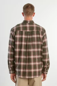 Chemise Flanelle Homme Dad's Shirt – Vert / Rouge | Centre Commercial