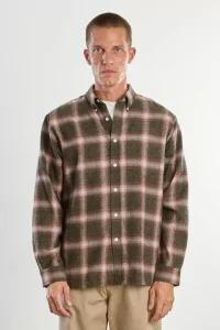 Chemise Flanelle Homme Dad's Shirt – Vert / Rouge | Centre Commercial