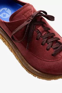 Sabots Uerzell Cuir Velours – Wine Red | Centre Commercial