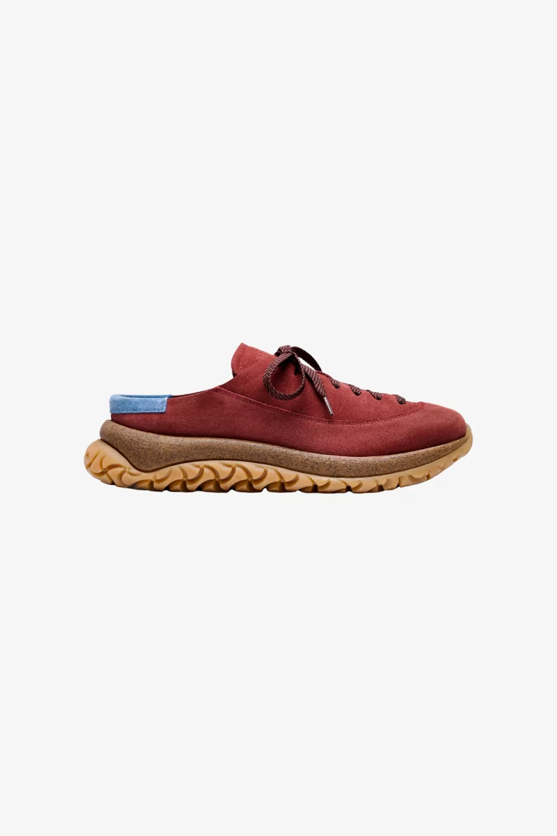 Sabots Uerzell Cuir Velours – Wine Red | Centre Commercial