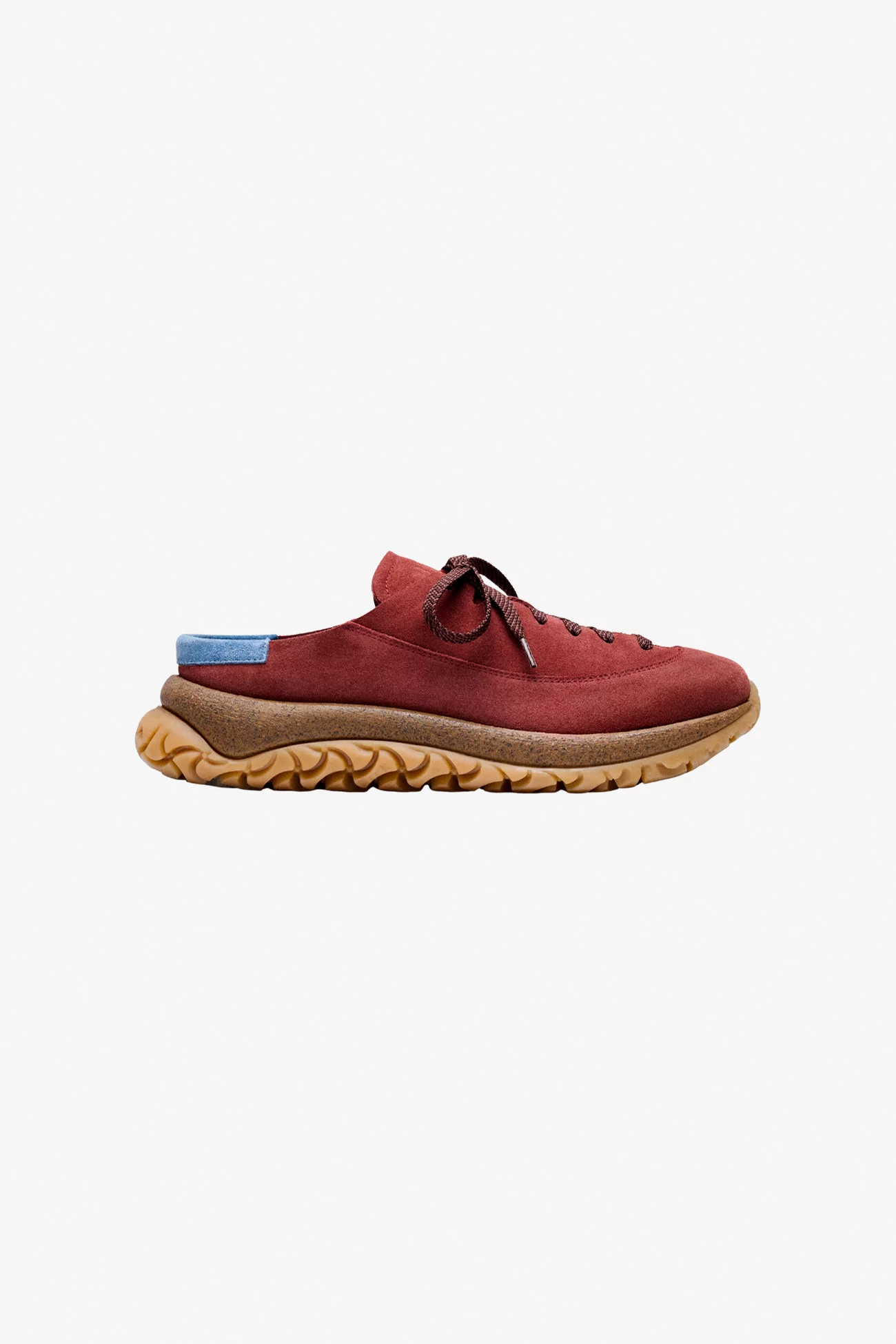Sabots Uerzell Cuir Velours – Wine Red | Centre Commercial