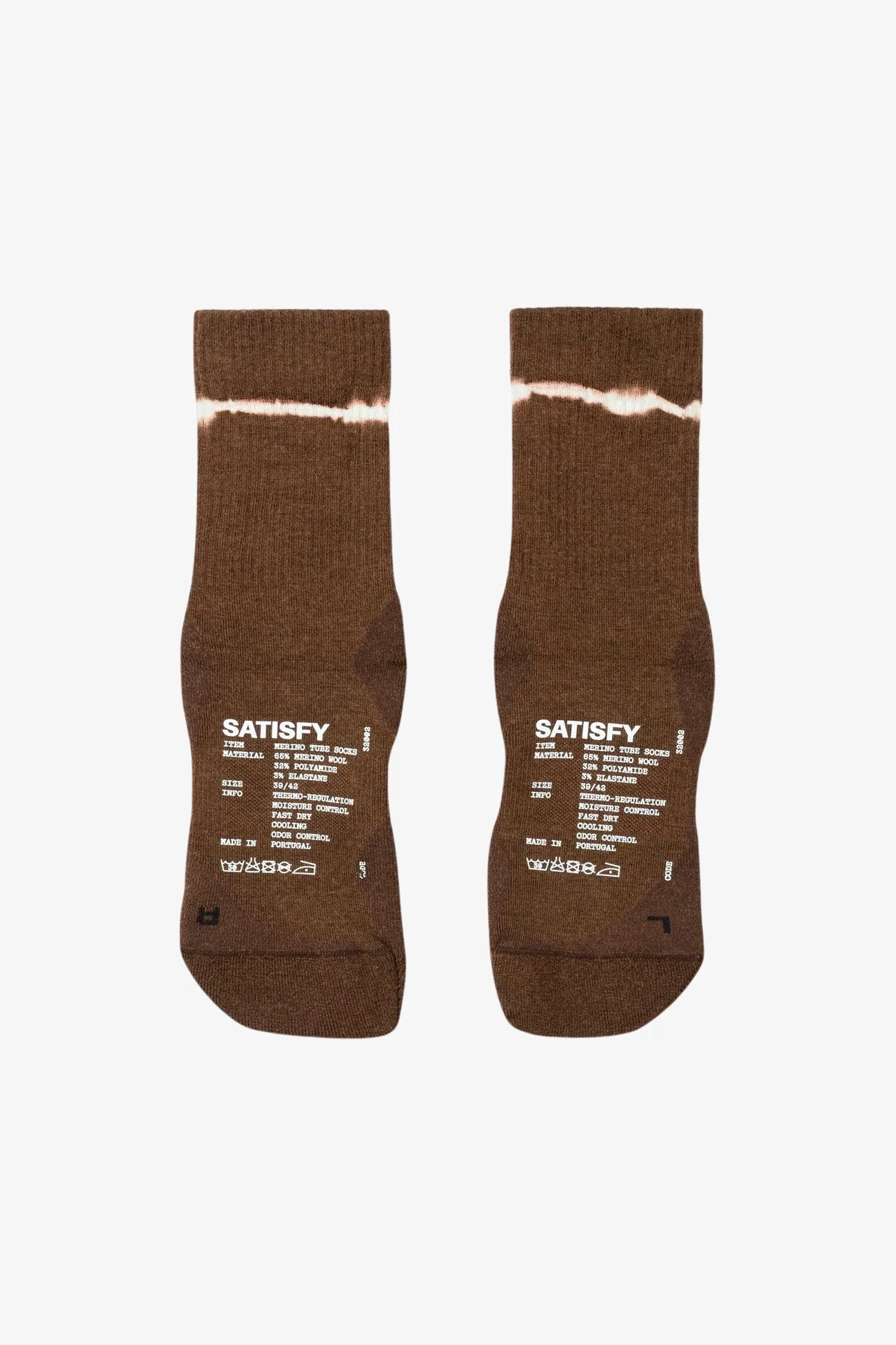 Chaussettes Running Satisfy Merino Nylon Tube – Tie Dye Rocky Road | Centre Commercial