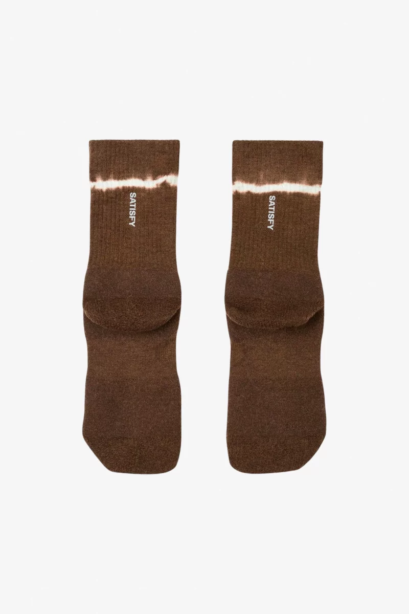 Satisfy Merino Nylon Tube Running Socks – Tie Dye Rocky Road | Centre Commercial