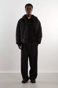 Arpenteur Loft J Cotton Coat – Black | Centre Commercial