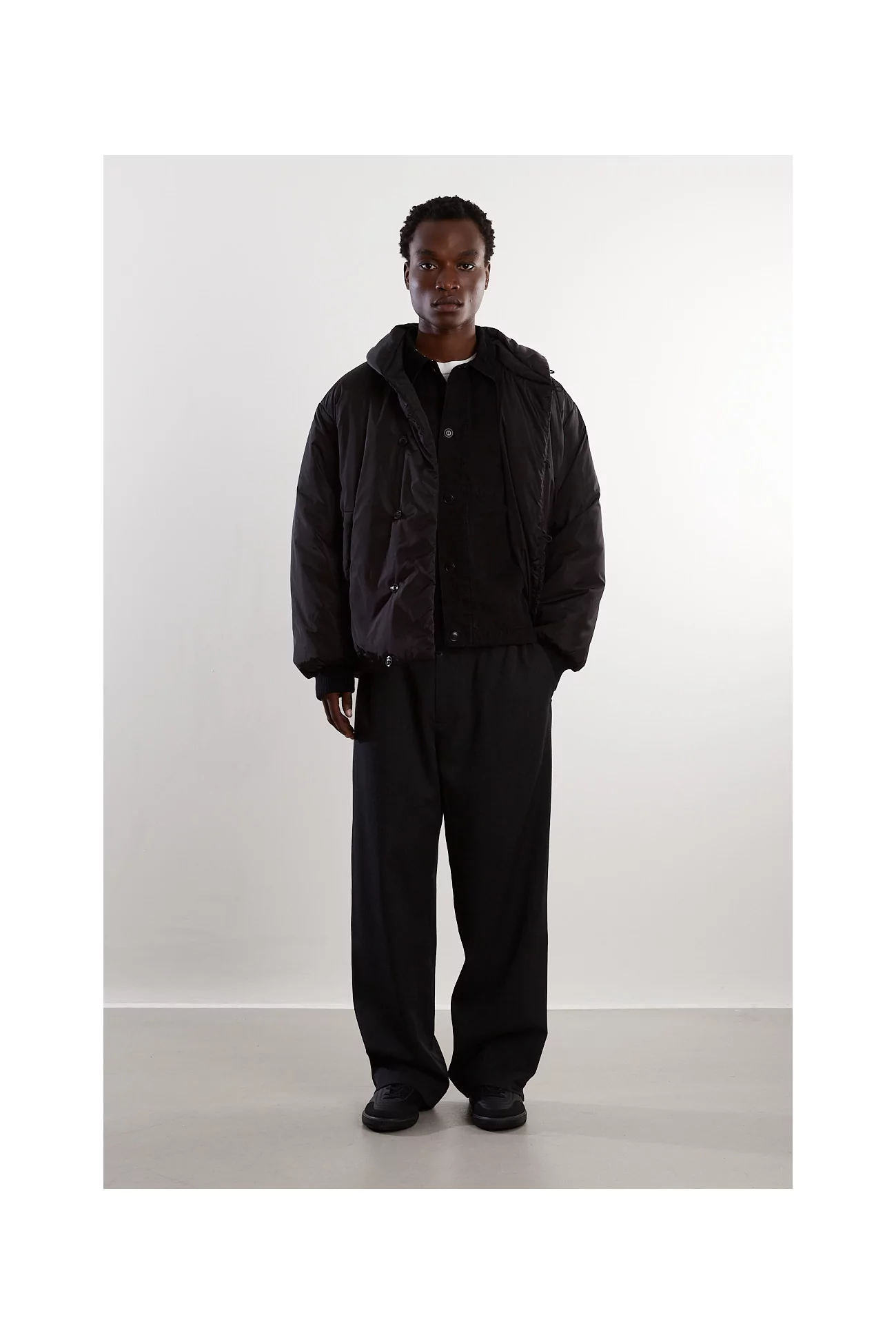Arpenteur Loft J Cotton Coat – Black | Centre Commercial