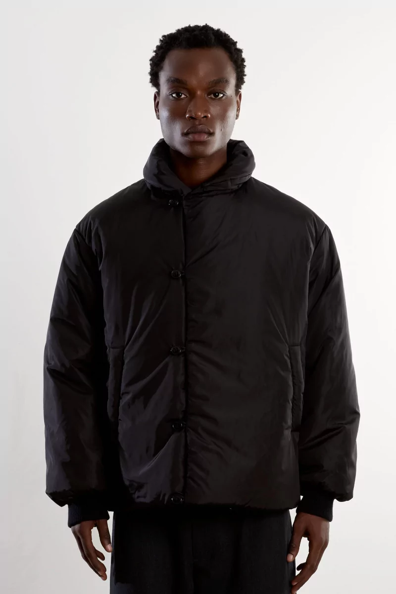 Arpenteur Loft J Cotton Coat – Black | Centre Commercial