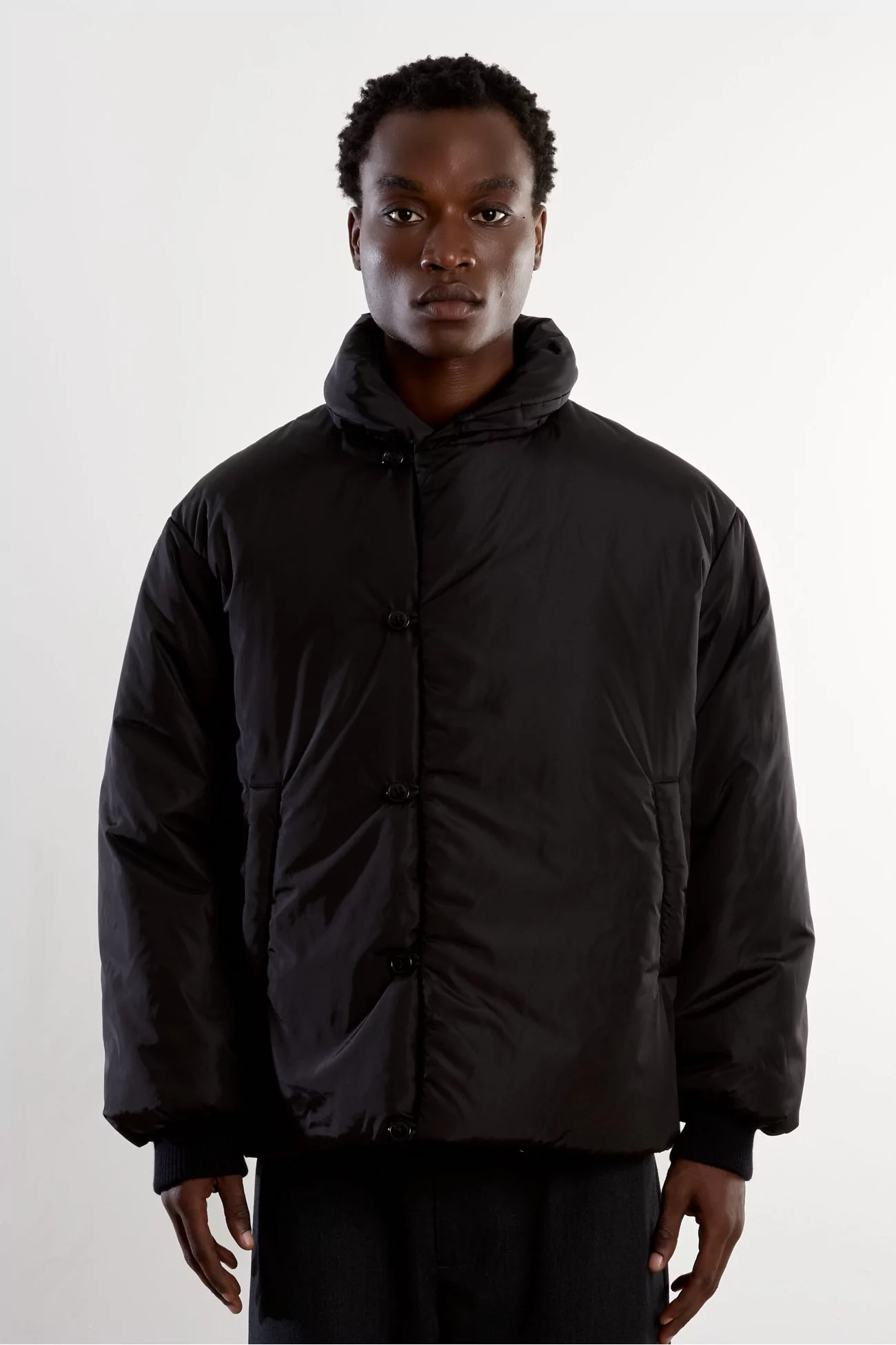 Arpenteur Loft J Cotton Coat – Black | Centre Commercial