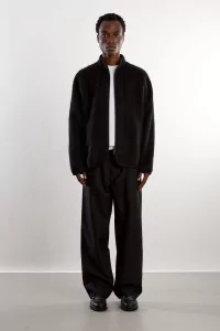 Arpenteur Contour Mohair Wool Jacket – Black | Centre Commercial