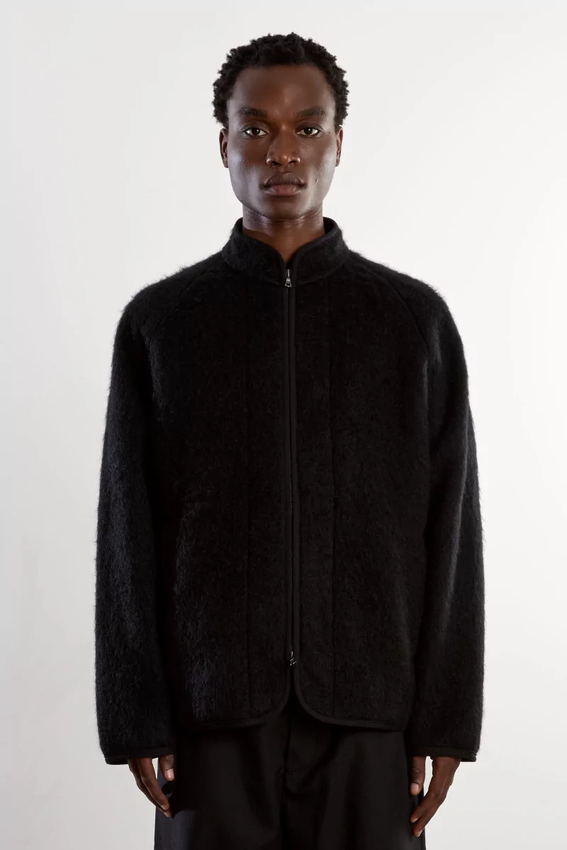 Arpenteur Contour Mohair Wool Jacket – Black | Centre Commercial